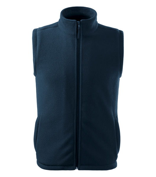 Fleece Vesta Unisex Malfini® Next - Tmavomodrá / XS