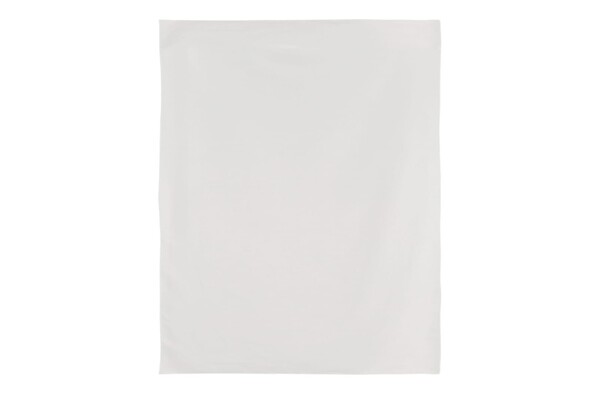 Couverture polaire OEKO-TEX® sublimation 120 x 150 cm 190 g/m² - Blanc