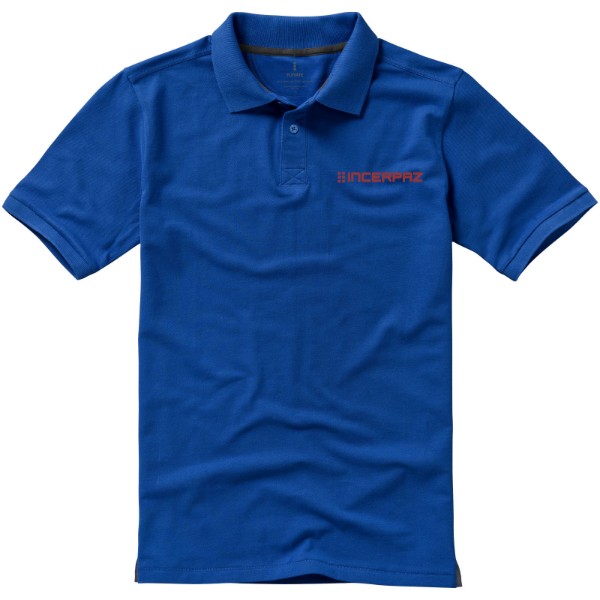 Polo manches courtes homme Calgary - Bleu / XL