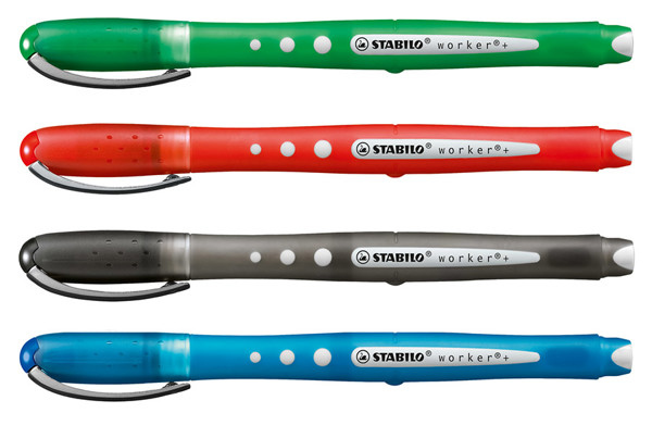 STABILO worker + colorful Rollerball, schwarz