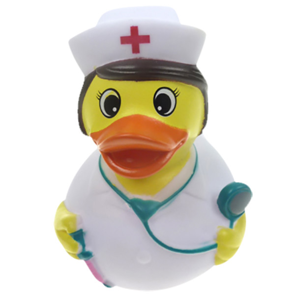 Pato de goma enfermera vacuna