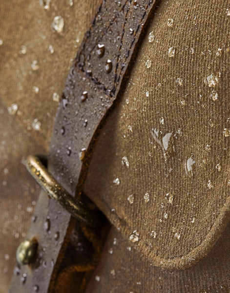 Heritage Waxed Canvas Messenger - Olive Green / ONE SIZE