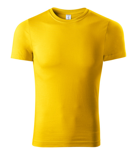 Tričko Unisex Piccolio® Paint - Žltá / XL
