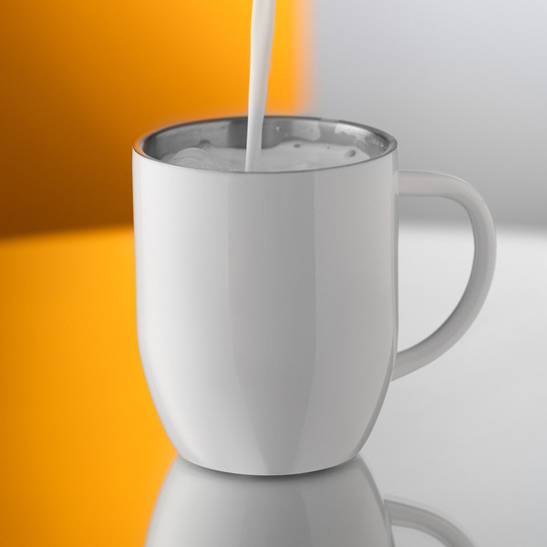 350 ml Day steel mug - White