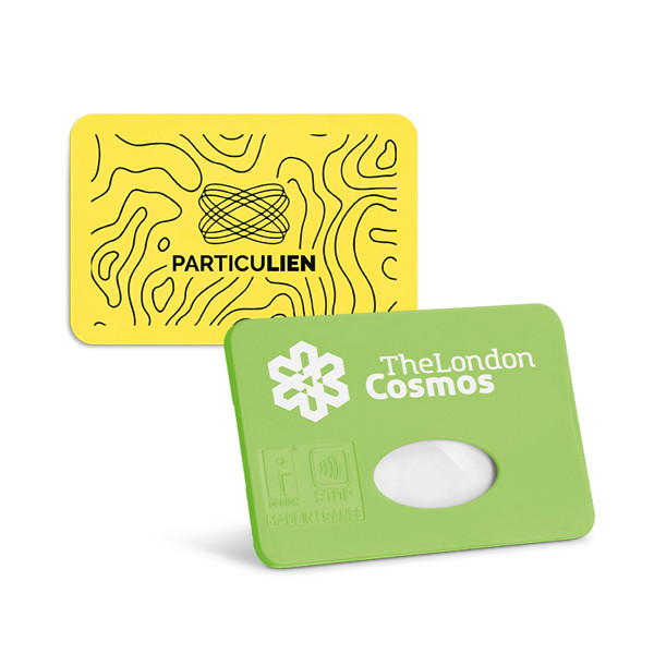 Credit-card cover with RFID blocking - Blanc / Unique