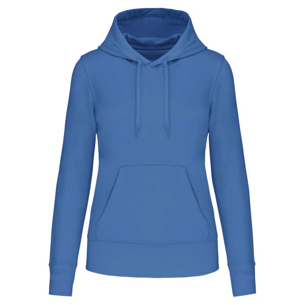 Ladies' Eco-Friendly Hooded Sweatshirt - Light Royal Blue / S