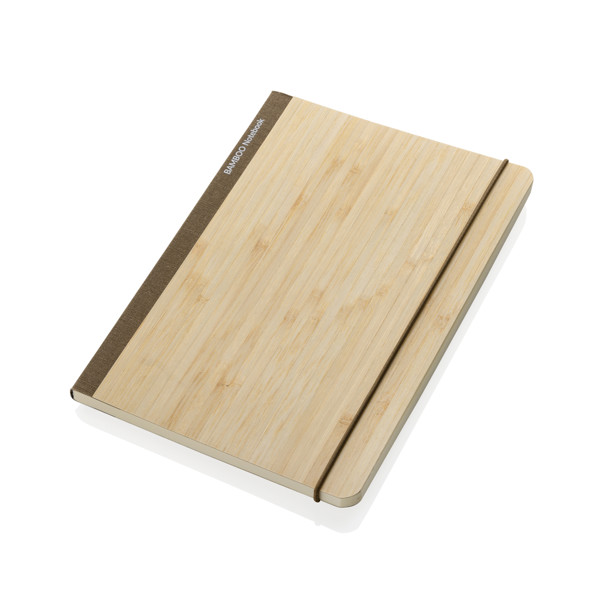 Carnet de notes A5 en bambou Scribe - Marron