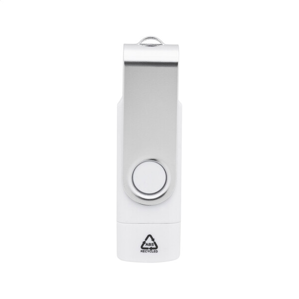 Rabs Otg Usb Memória TwistDrive Plus - Fehér / 8 GB