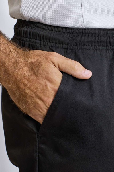 'Essential' Chef's Trousers - Black / White Check / M