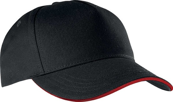 Καπάκι κορυφής σάντουιτς - 5 πάνελ - Black / Red