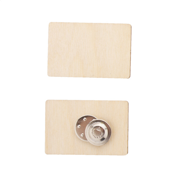 Badge magnétique WooBadge - Naturelle