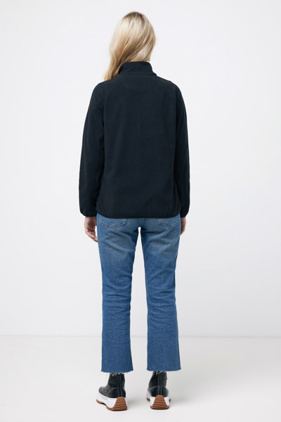 Iqoniq Talung recycled polyester microfleece zip through - Black / XS