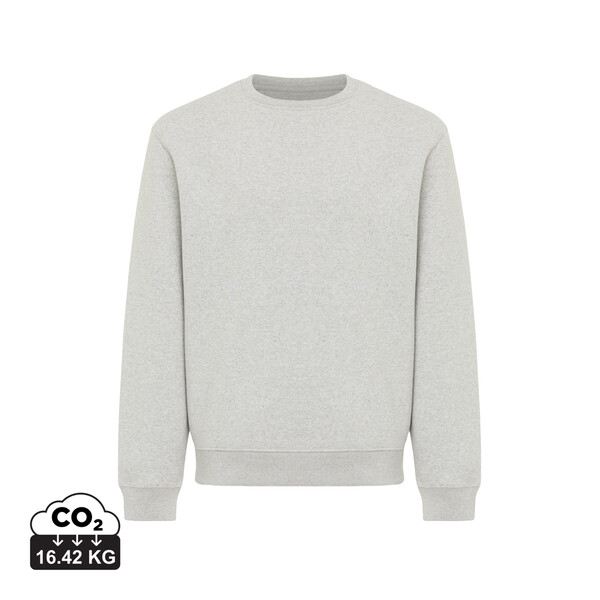 Mikina IQONIQ Torla z recyklované bavlny - Light Heather Grey / XL