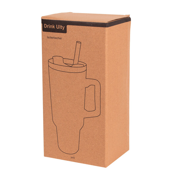 Pohár na pitie Drink Ulty - Svetloružová