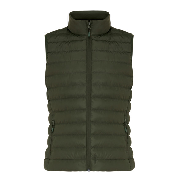 IQONIQ Meru Damen Bodywarmer aus recyceltem Polyester - Khaki / XL