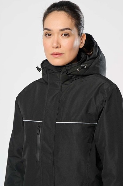 Unisex Hooded Performance Parka - Black / XL