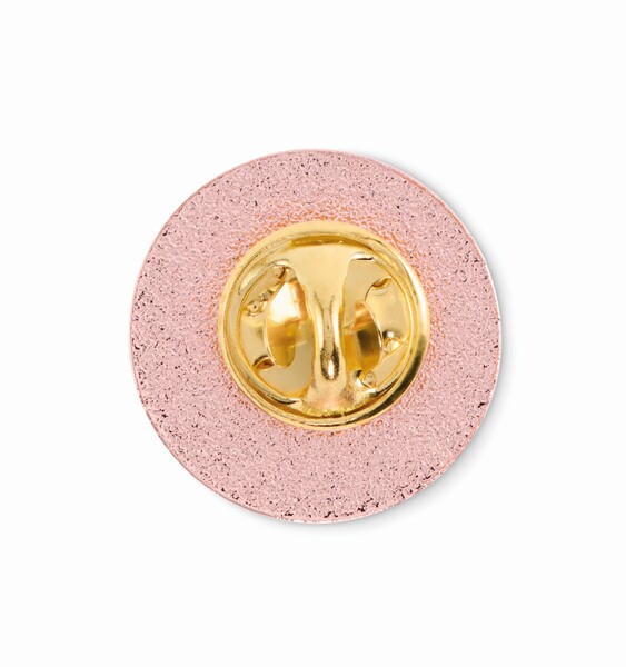 Pins rond en métal avec doming - Quadri / Cuivre / Polybag individuel