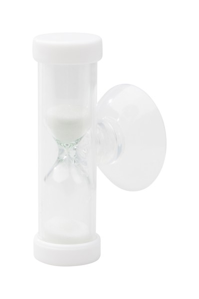 Sand Timer Sandy - White / Transparent