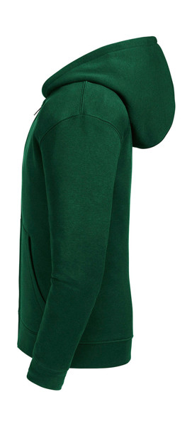 Kids' Authentic Zipped Hood Sweat - Black / M (116/5-6)