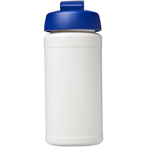 Sportovní láhev s vyklápěcím víčkem Baseline® Plus 500 ml - Bílá / Modrá