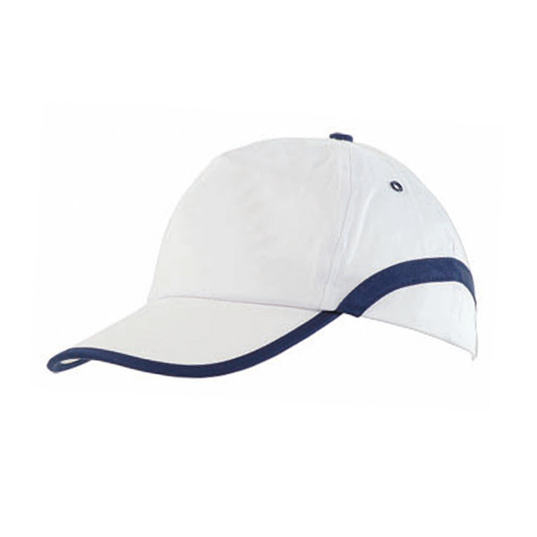 Gorra Line - Blanco / Rojo