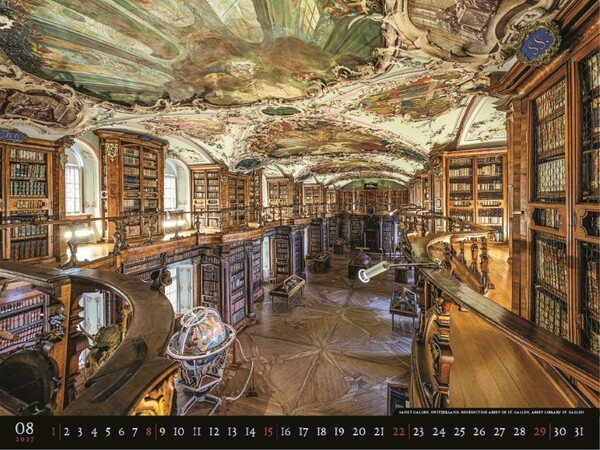 Nástenný Kalendár Bibliotheca 2027