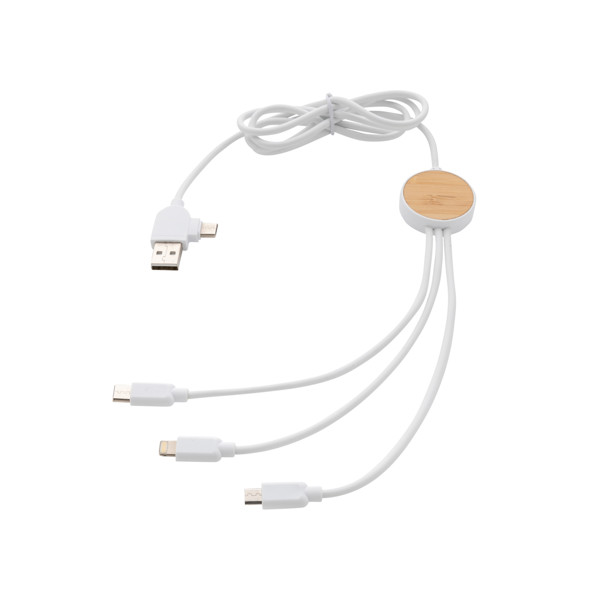 XD - RCS recycled plastic Ontario 6-in-1 cable