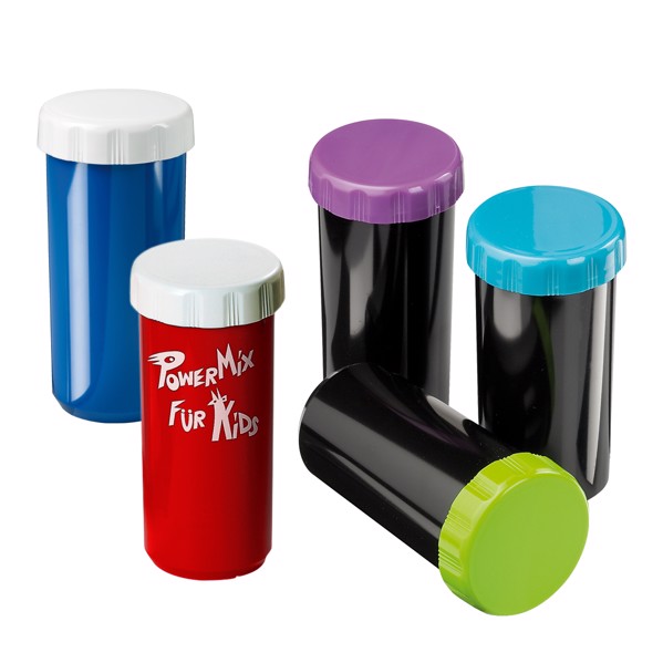 Shakerbecher "Nutrigo" - Transluzent / Schwarz