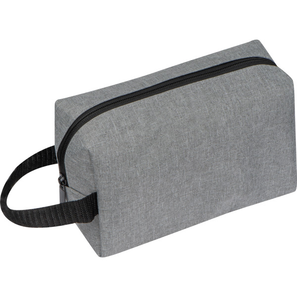 Toiletry bag made from RPET DAWID - Silvergrey