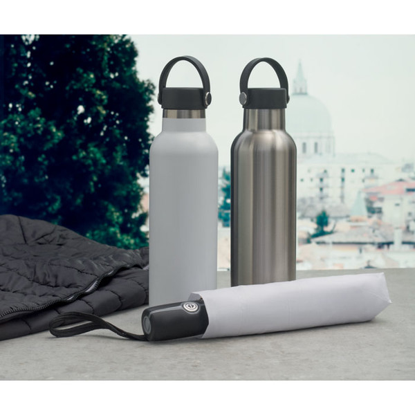 Boali insulated bottle 700 ml, recycled steel - White