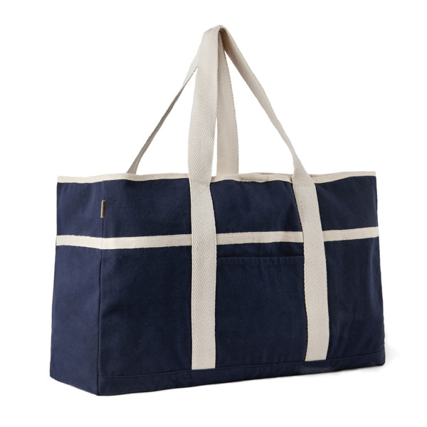 Vinga Volonne torba za na plažo 500 g/m² recikliranega platna - Surf Blue / Off White