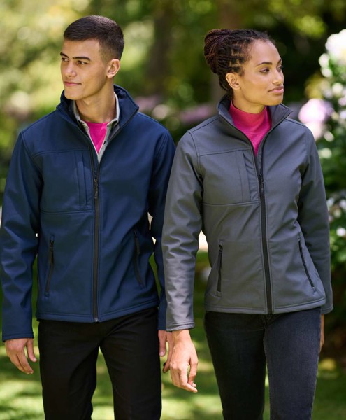 Women's Octagon Ii Printable 3 Layer Membrane Softshell - White / Light Steel / L