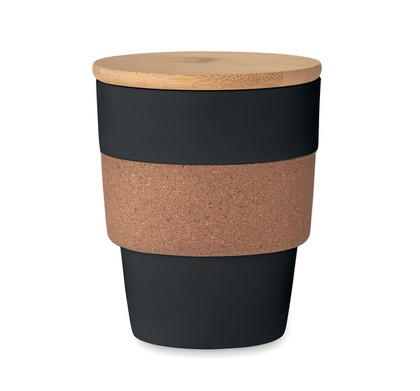 Tumbler in  PP 300 ml Galao - Black