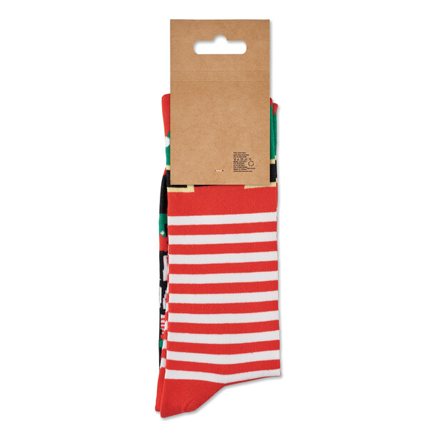 Weihnachtssocken L Soc Large - Weiß / Rot