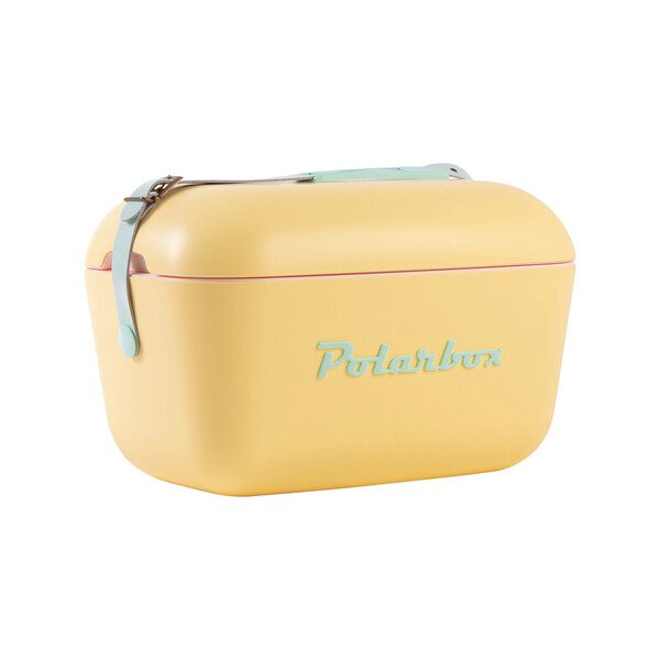Polarbox Original Large 20L Vintage Coolerbox - Geel