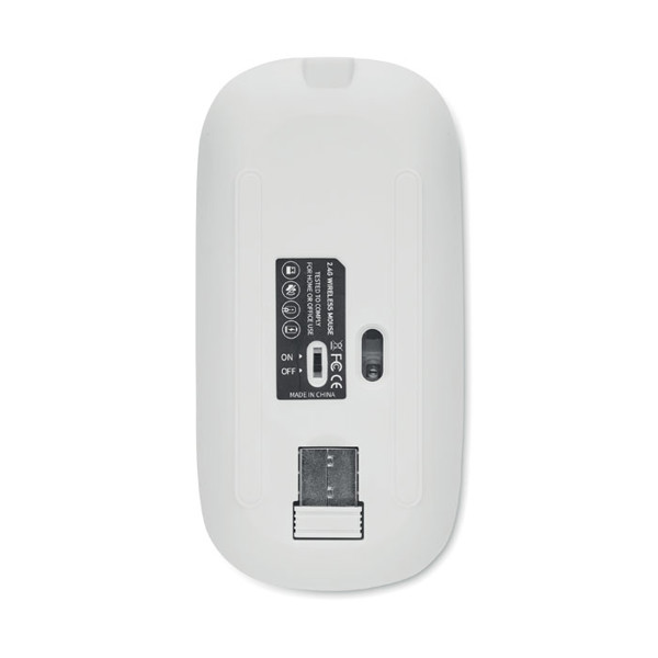 Rechargeable wireless mouse Curvy C - White