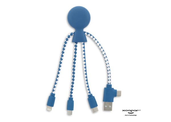 2081 | Xoopar Mr. Bio Charging cable - Bleu