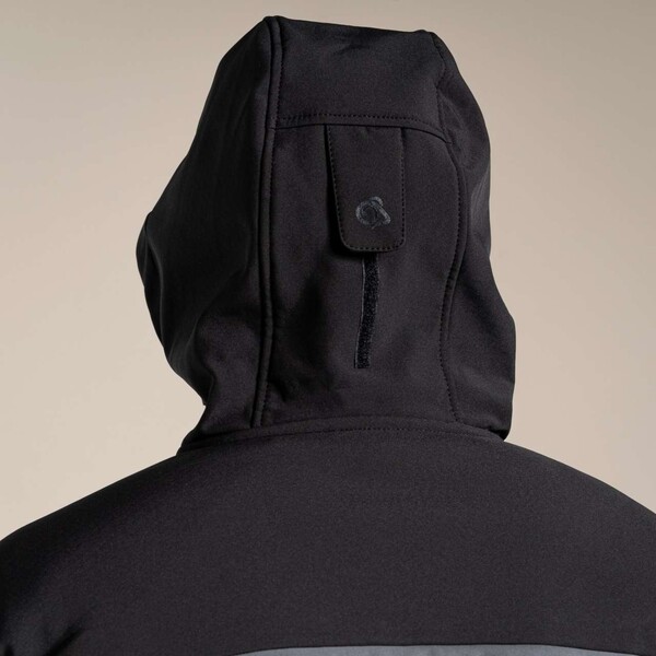 Expert Active Hooded Softshell Jacket - Black / 3XL