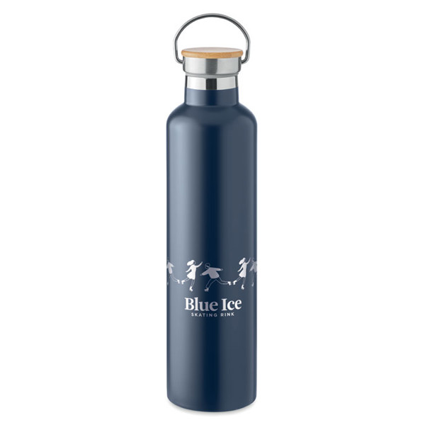 Double wall flask 1L Helsinki Large - French Navy