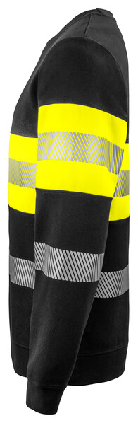 6129 Sweatshirt Roundneck Yellow/black XL