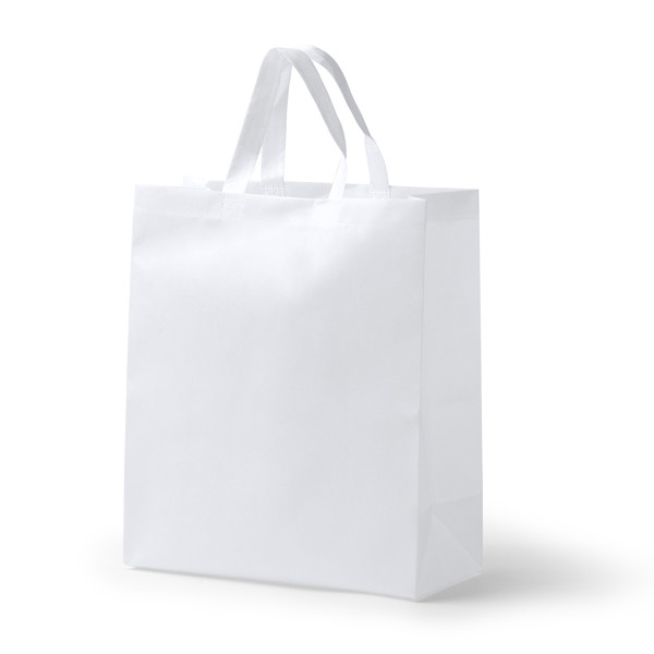 Bolsa de non-woven personalizada con fondo y asas reforzadas