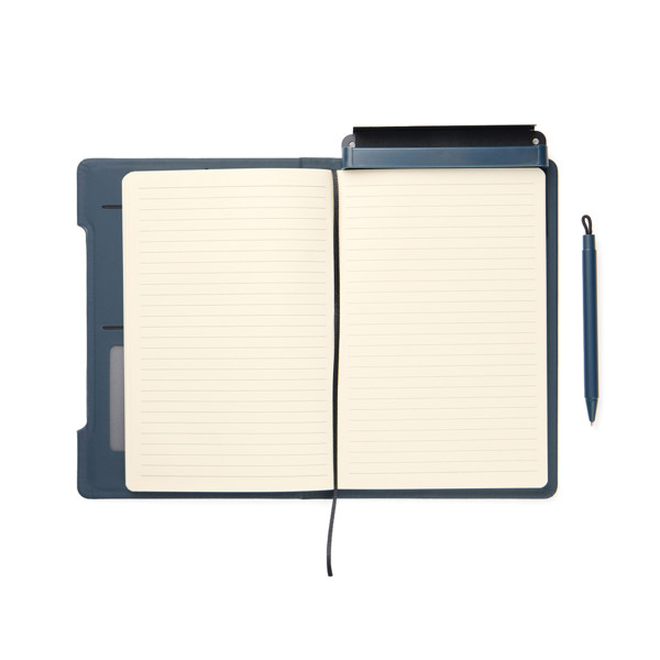 VINGA Baltimore RCS Carnet rechargeable 4-en-1 - Bleu Marine