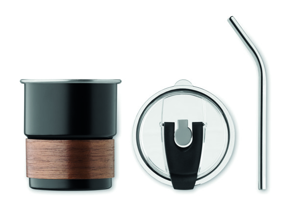 Gobelet simple paroi 260 ml Mate - Noir