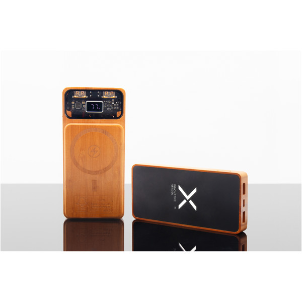 SCX.design P48 10.000 mAh magnetic 15W wooden power bank