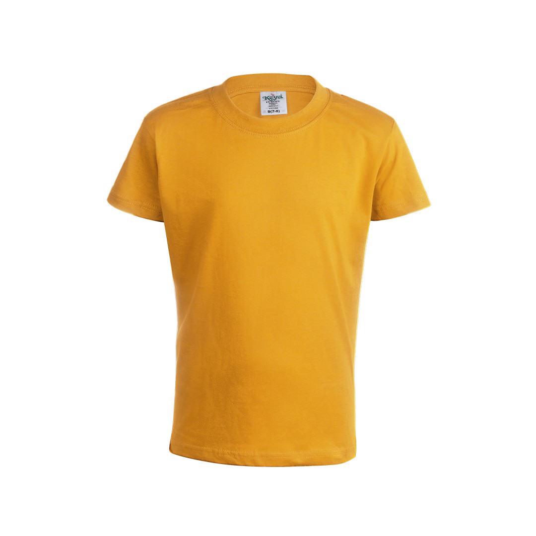 Camiseta Niño Color "keya" YC150 - Dorado / L