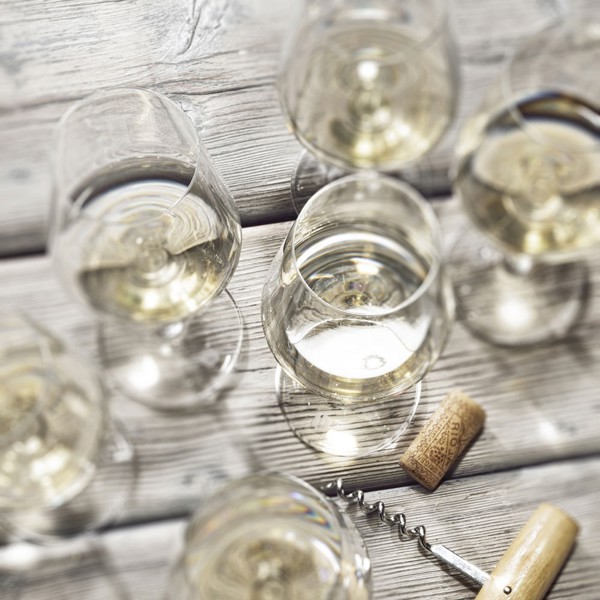 MORETON 6er Set Bohemia Crystal Weißweingläser