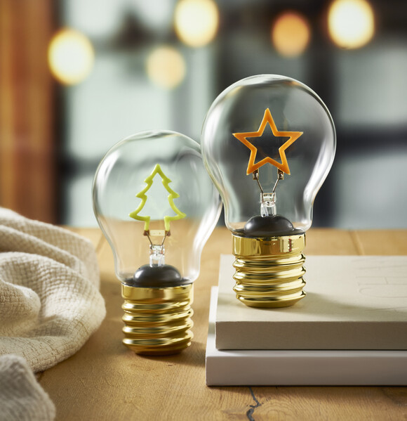 Lampadina decorativa a LED Lumiglow - Giallo