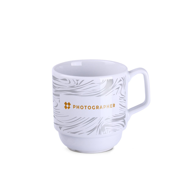 Skodelica iz porcelana Torino, ki jo je mogoče zložiti, premer 82 mm