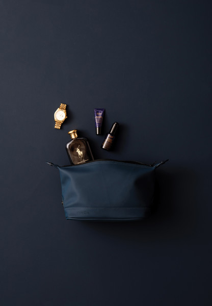 VINGA Trousse de toilette Baltimore RCS - Bleu Marine