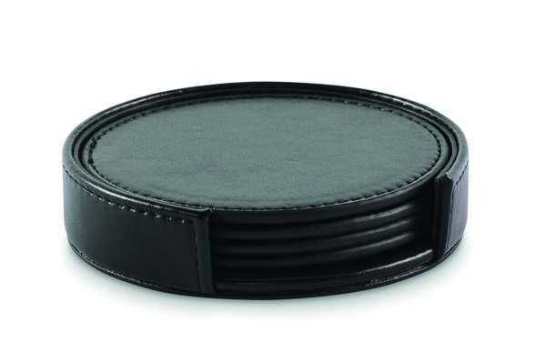 Lot de 4 sous-verres en PU Posa Set